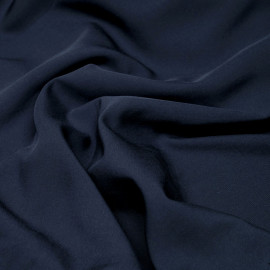 Tissu proviscose bleu nuit- pretty mercerie - mercerie en ligne