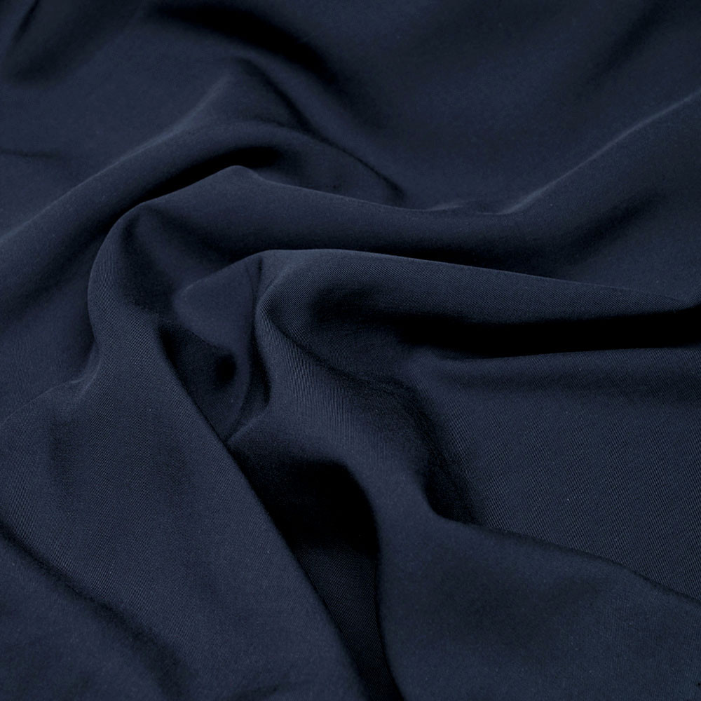 Tissu proviscose bleu nuit- pretty mercerie - mercerie en ligne