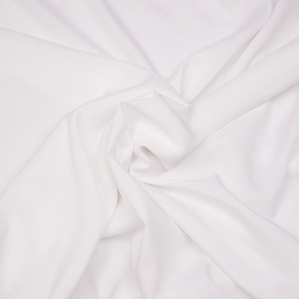 Tissu viscose blanche   - pretty mercerie - mercerie en ligne