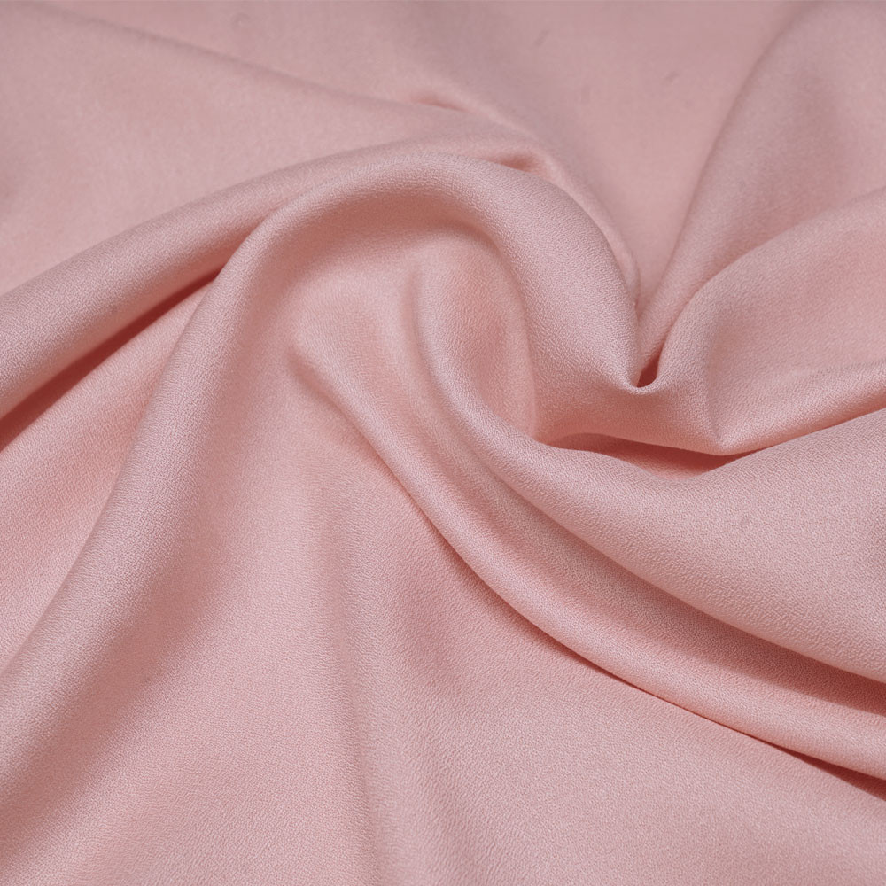 Tissu crêpe proviscose rose - pretty mercerie - mercerie en ligne