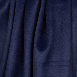 Tissu lainage bleu peacoat - pretty mercerie - mercerie en ligne