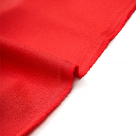 Tissu crêpe rouge - Pretty Mercerie - mercerie en ligne