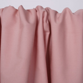 Tissu popeline de coton rose pastel | Pretty Mercerie | mercerie en ligne
