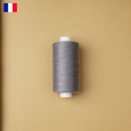 Fil à coudre gris clair haute ténacité 500 m | fabrication française | Pretty Mercerie | Mercerie en ligne