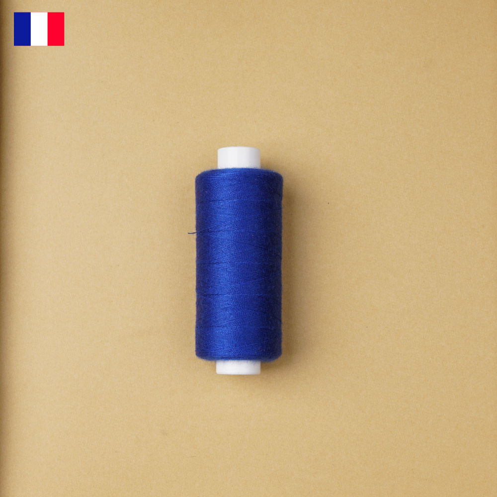 Fil à coudre classic blue haute ténacité 500 m | fabrication française | Pretty Mercerie | Mercerie en ligne