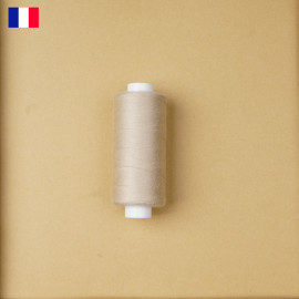 Fil à coudre beige clair haute ténacité 500 m | fabrication française | pretty Mercerie | Mercerie en ligne