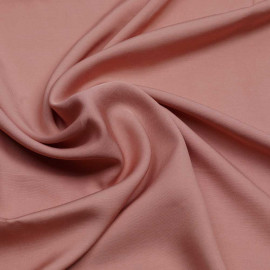 Tissu viscose Tencel et lin rose dawn | Pretty Mercerie | Mercerie en ligne