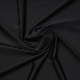 Tissu maillot de bain noir | Pretty Mercerie | Mercerie en ligne