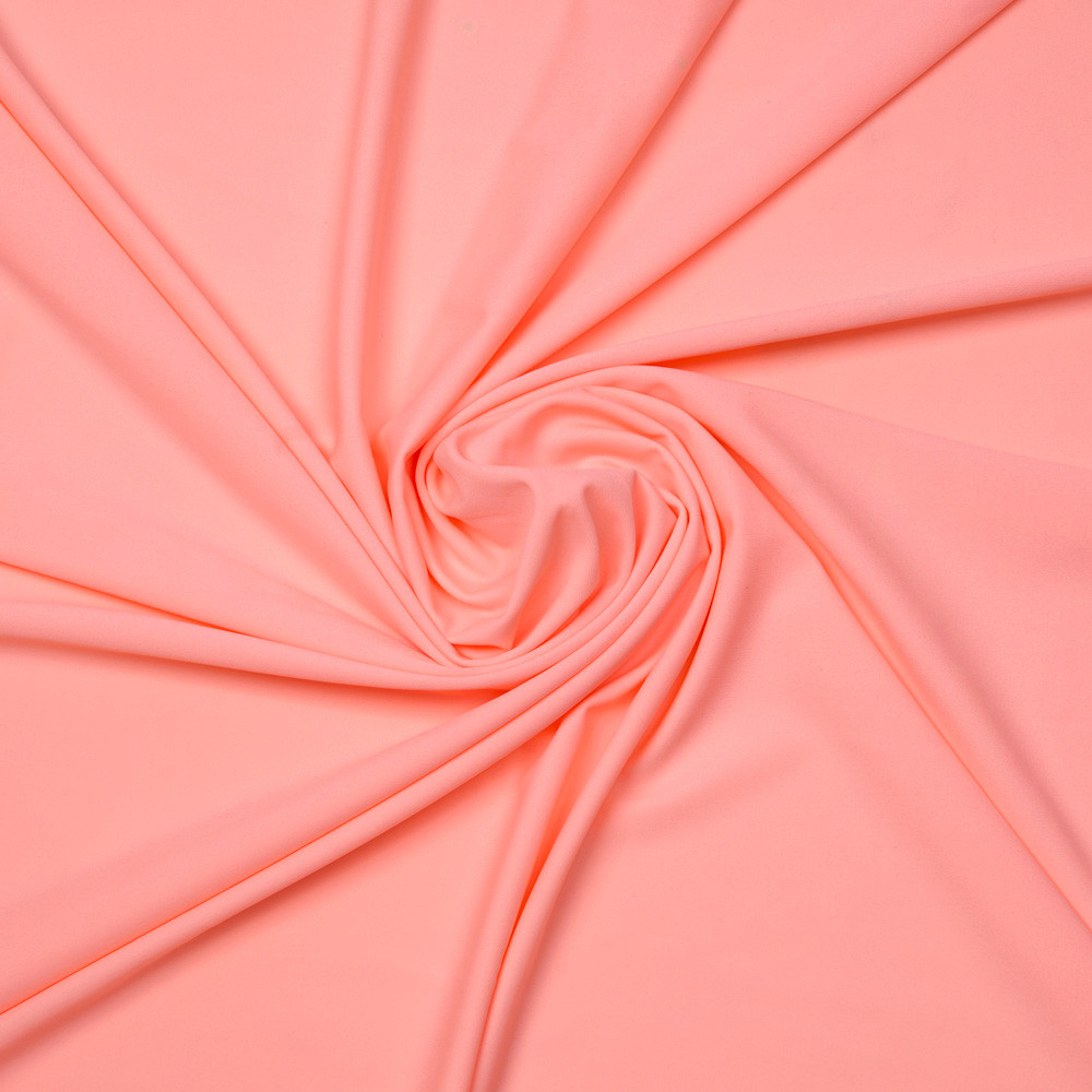 Tissu maillot de bain corail pastel | Pretty Mercerie | Mercerie en ligne
