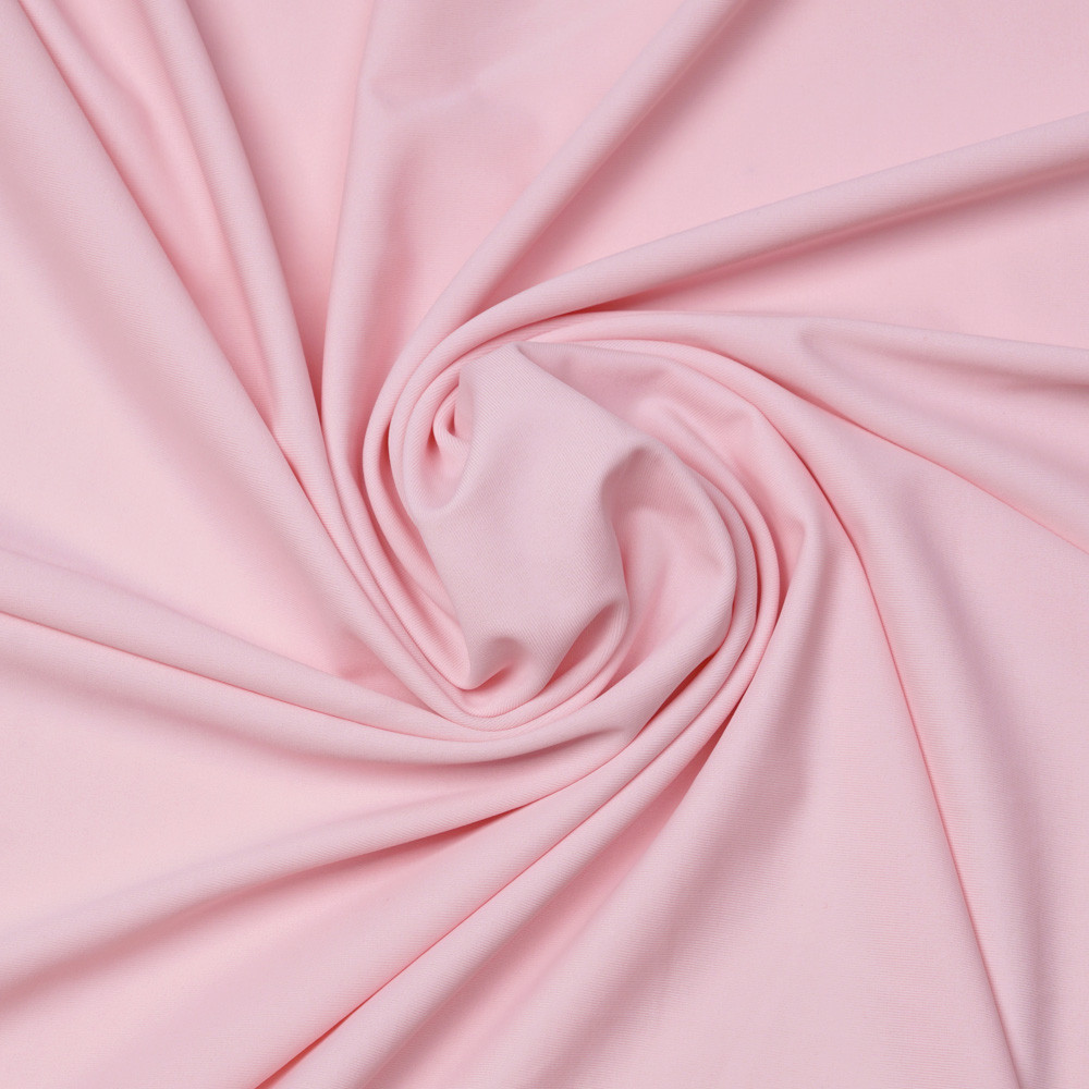Tissu maillot de bain rose pastel | Pretty Mercerie | Mercerie en ligne