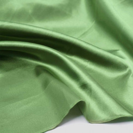 Tissu doublure satin polyester vert jade | pretty mercerie | mercerie en ligne