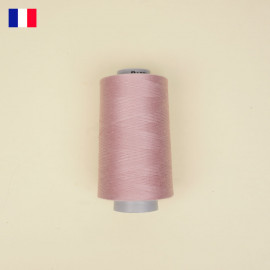 Cône de fil à coudre rose blush haute ténacité 5000 m | fabrication française | pretty mercerie | mercerie en ligne