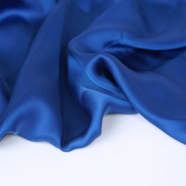 Tissu Cupro, Bemberg uni - Bleu