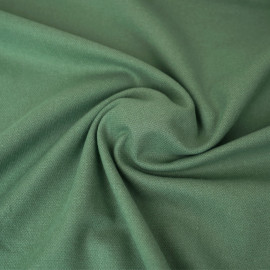 Tissu coton tissé à motif zig zag - Vert