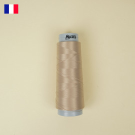Cône de fil mousse à coudre beige sirocco haute ténacité 1000 m | fabrication française