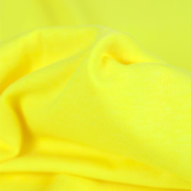 Tissu coton maille jersey lime néon