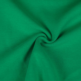 Tissu jersey maille tricoté bord-côte tubulaire - vert clair