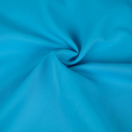 Tissu gabardine twill 180 polycoton uni bleu clair