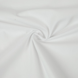 Tissu gabardine twill 180 polycoton uni blanc