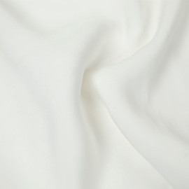 Tissu viscose uni - Blanc