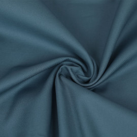 Tissu denim chino uni clock - Bleu clair
