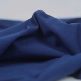 Tissu jersey Modal uni - bleu limoges