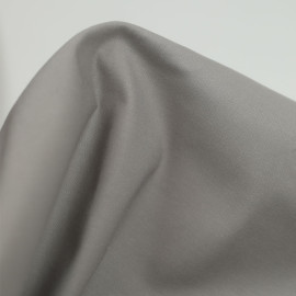 Tissu gabardine de poly-coton - gris Paloma