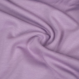 Tissu jersey maille Milano de viscose - uni - mauve