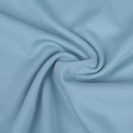 Tissu jersey maille Milano de viscose - uni - Bleu clair