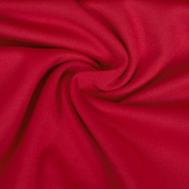 Tissu jersey maille Milano de viscose - uni - Rouge