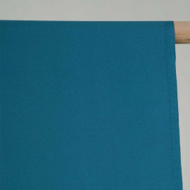 achat Tissu gabardine bleu paon - pretty mercerie - mercerie en ligne