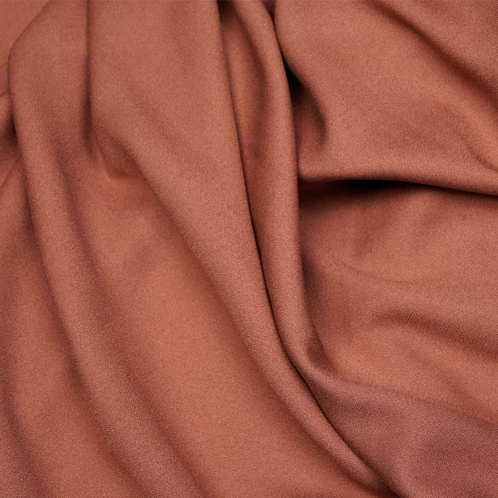 Tissu crêpe proviscose rose aragon - pretty mercerie - mercerie en ligne