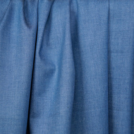 Tissu denim léger bleu riviera - pretty mercerie - mercerie en ligne